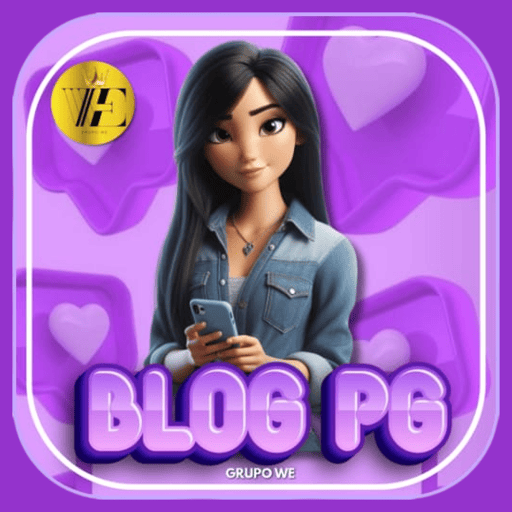 Imagem promocional da BLOGPG mostrando a plataforma e suas vantagens